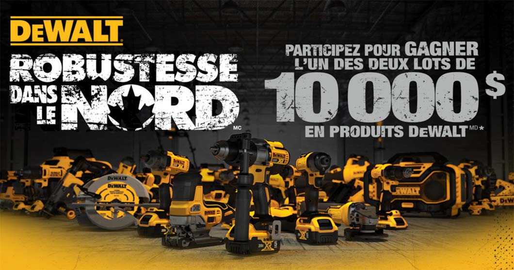 Concours DEWALT Robustesse dans le Nord