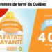 Concours Metro La patate gagnante