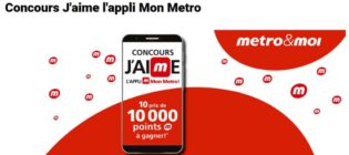 Concours Metro J'aime l'appli Mon Metro