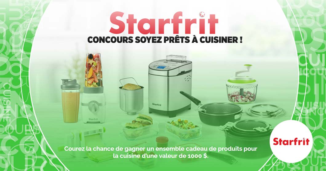 Concours SB Privilèges Starfrit Soyez Prêts à Cuisiner