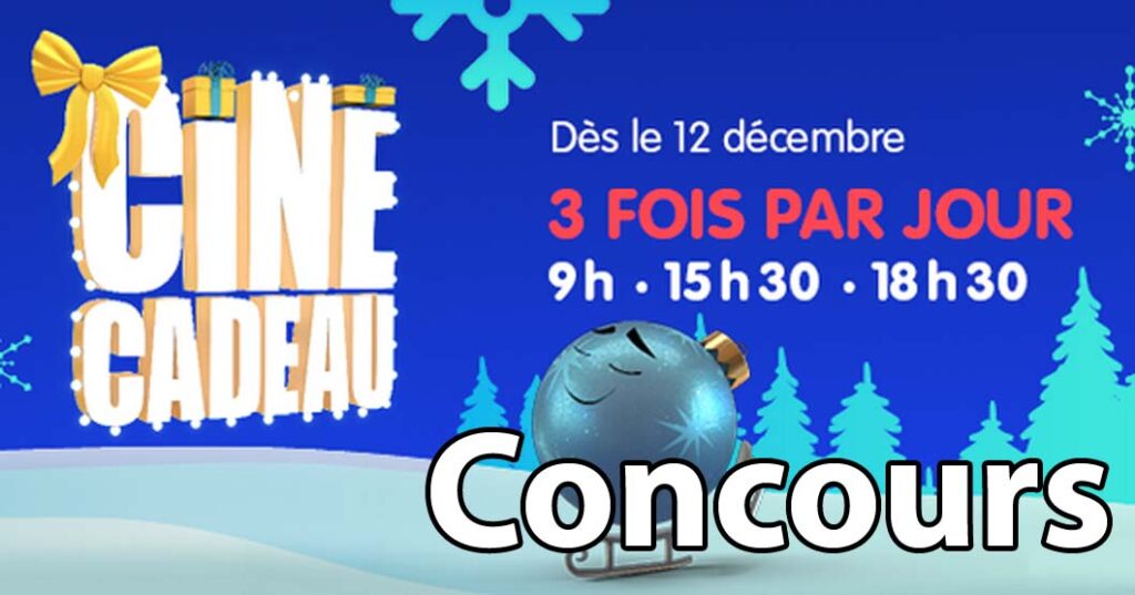 Concours Ciné-Cadeau Votez pour le film du 25 décembre