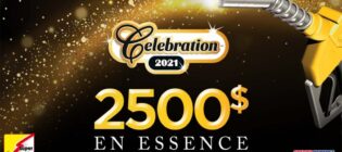 Concours Célébration gagnez 2 500 $ d'essence