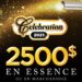 Concours Célébration gagnez 2 500 $ d'essence