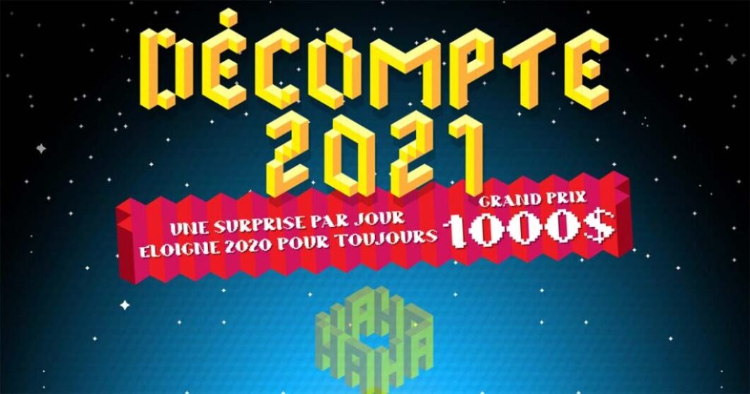 Concours Festival Juste pour rire Décompte 2021