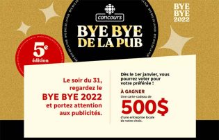 Concours Radio‐Canada Bye Bye de la pub