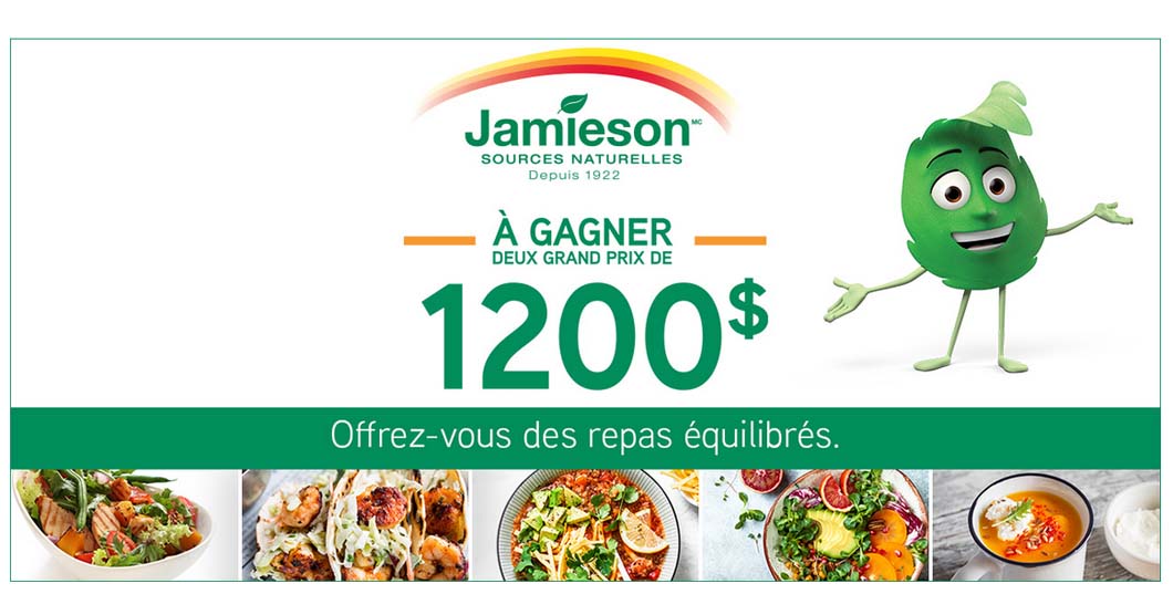 Concours Salut Bonjour, Jamieson, là pour votre santé