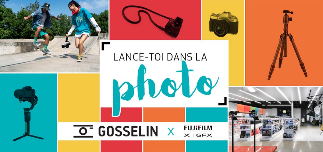 Concours Gosselin t’offre le kit Fujifilm parfait pour t’initier à la photographie