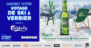 Concours Énergie Gagnez votre voyage de ski à Verbier grâce à Carlsberg
