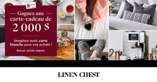 Concours Linen Chest Carte-cadeau de 2 000 $