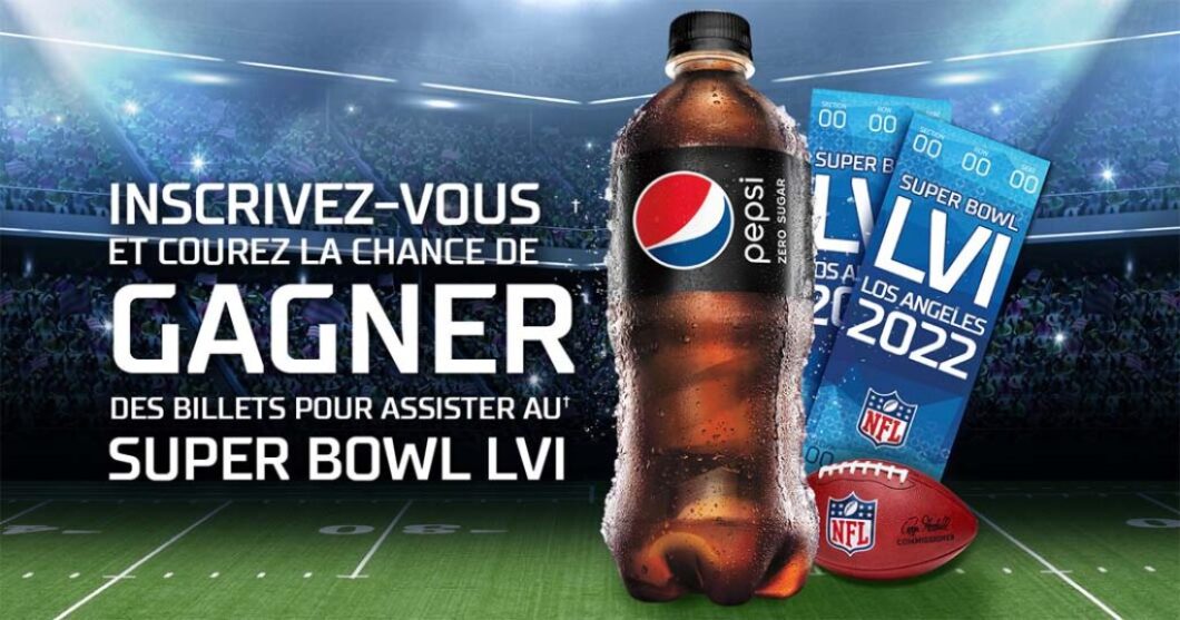 Concours Pepsi Canada SuperBowl Texter-pour-gagner Text-2-Win