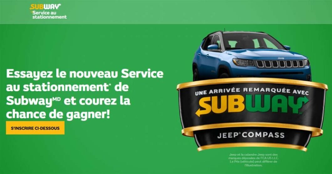 Concours Subway Une arrivée remarquée pour le service au stationnement