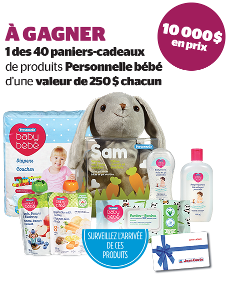 Prix pour le concours Jean Coutu Bébés de l'année