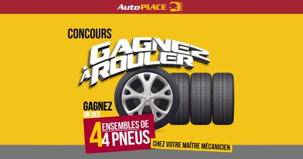 Concours AutoPLACE Gagnez à rouler