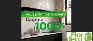Concours Flordeco Courez la chance de gagner vos rénos pour la nouvelle année