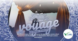 Concours J’ai mon voyage en véhicule récréatif de l’ACVRQ