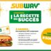 Concours TVA et Subway La recette du succès