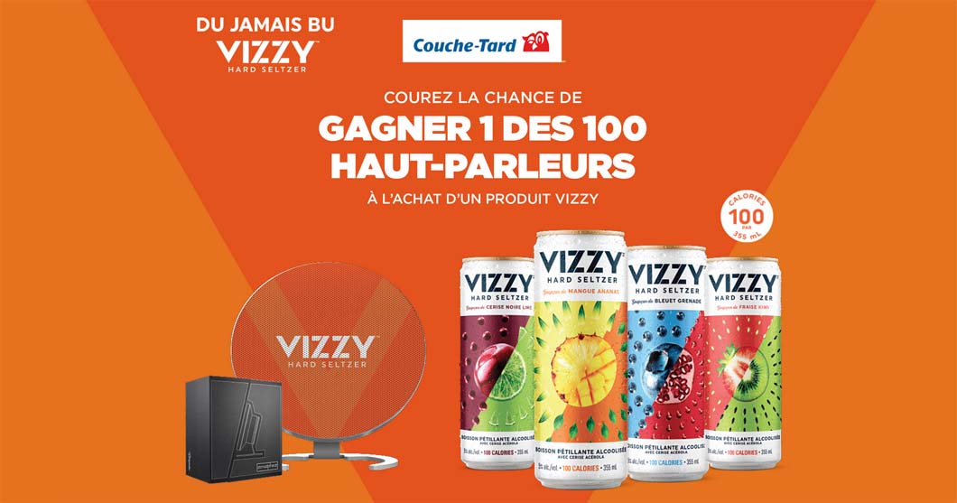 Concours Couche-Tard Molson Haut-parleurs Vizzy