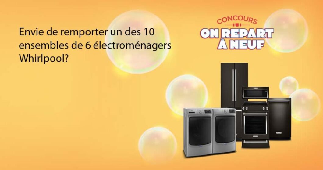 Concours Jean Coutu On repart à neuf