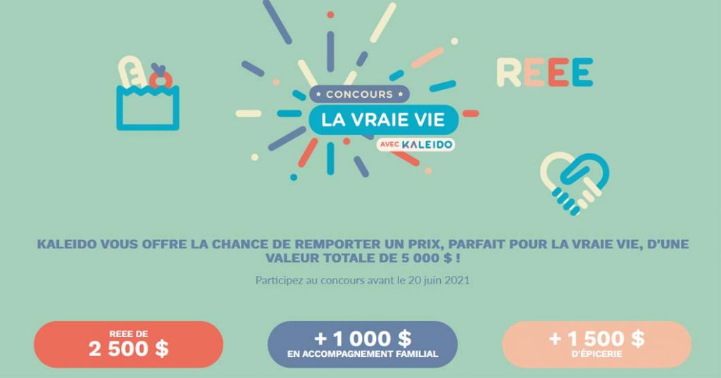 Concours Kaleido La vraie vie