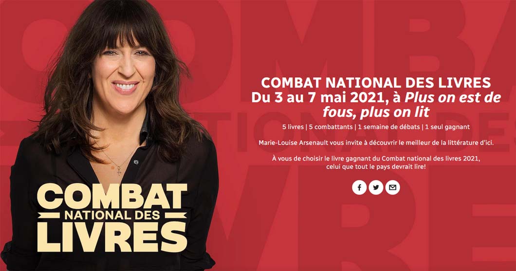 Concours Radio-Canada Le combat national des livres