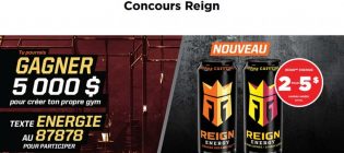 Concours Couche-Tard et Reign Gagner un gymnase à la maison