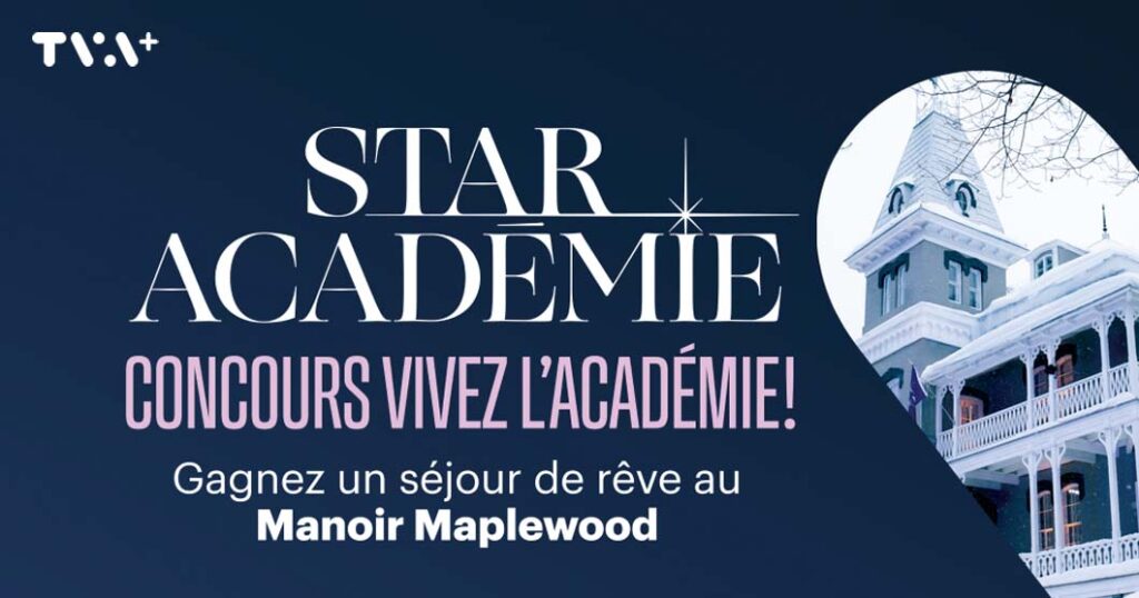 Concours TVA Star Académie Vivez l'académie