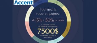 Concours Accent Meubles Tournez la roue et gagnez