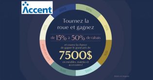 Concours Accent Meubles Tournez la roue et gagnez