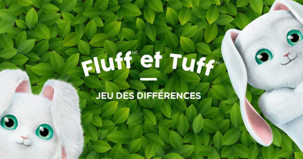 Concours Trouvez les différences avec Cascades Fluff & Tuff