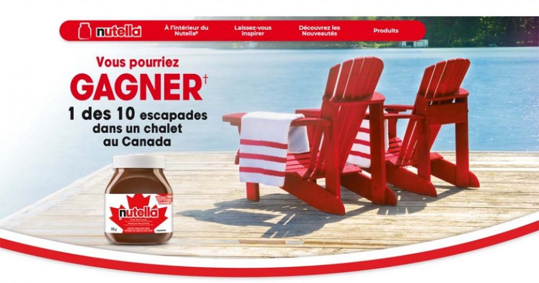 Concours Escapade au chalet de Nutella