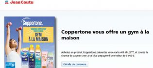 Concours Jean Coutu Coppertone vous offre un gym à la maison