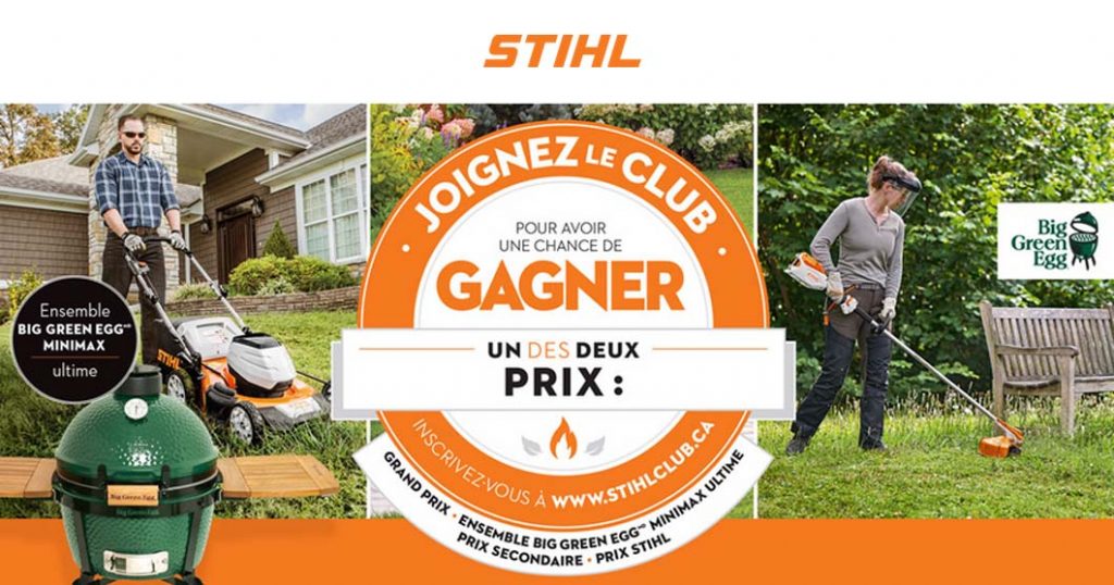 Concours Joignez le Club STIHL