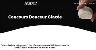 Concours Mochi Natrel Douceur glacée