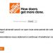 Loterie promotionnelle sondage à la satisfaction de la clientèle de Home Depot