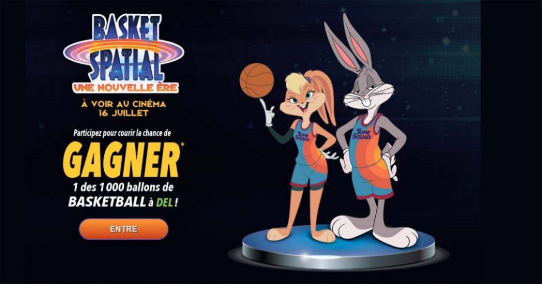 Concours Basket Spatial "Space Jam" de General Mills