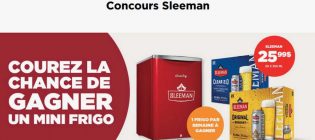 Concours Couche-Tard Mini frigo Sleeman