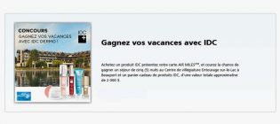 Concours Jean Coutu Gagnez vos vacances avec IDC