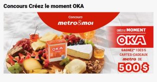 Concours Metro Créez le moment OKA