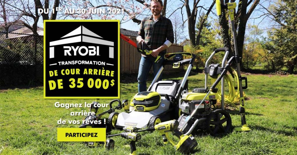 Concours Ryobi Transformation de cour