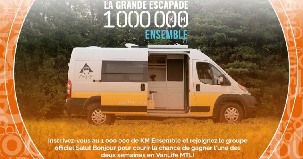 Concours Défi Pierre Lavoie Le Grand week-end 1 000 000 de km ensemble