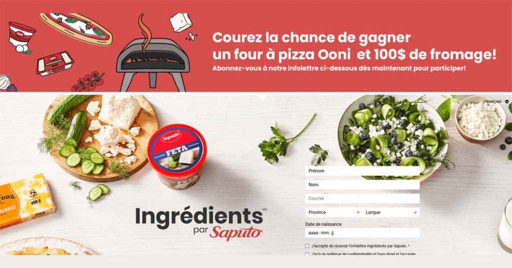 Concours Saputo Un été de feu