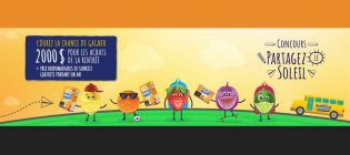 Concours Partagez le soleil des Collations aux fruits Sunkist