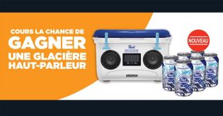 Concours Couche-Tard Glacière haut-parleur Pabst Soda Alcoolisé