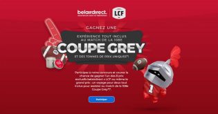 Concours BelairDirect Voyage au match de la Coupe Grey