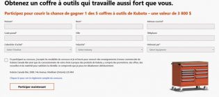 Concours Kubota Évènement feuille orange