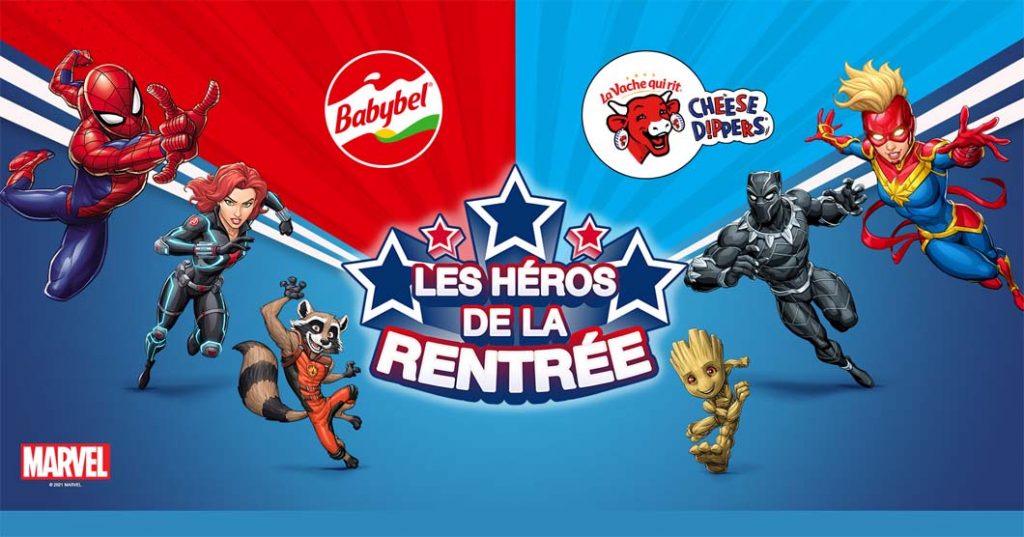 Concours Babybel La vache qui rit Les super héros de la rentrée