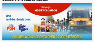 Concours Metro, Une rentrée réussie avec POM et Little Bites!