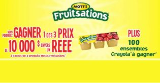 Concours Mott’s Fruitsations REEE