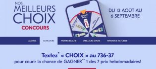 Concours Pharmaprix Nos meilleurs choix