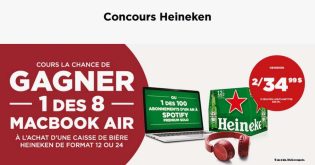 Concours Heineken chez Couche-Tard